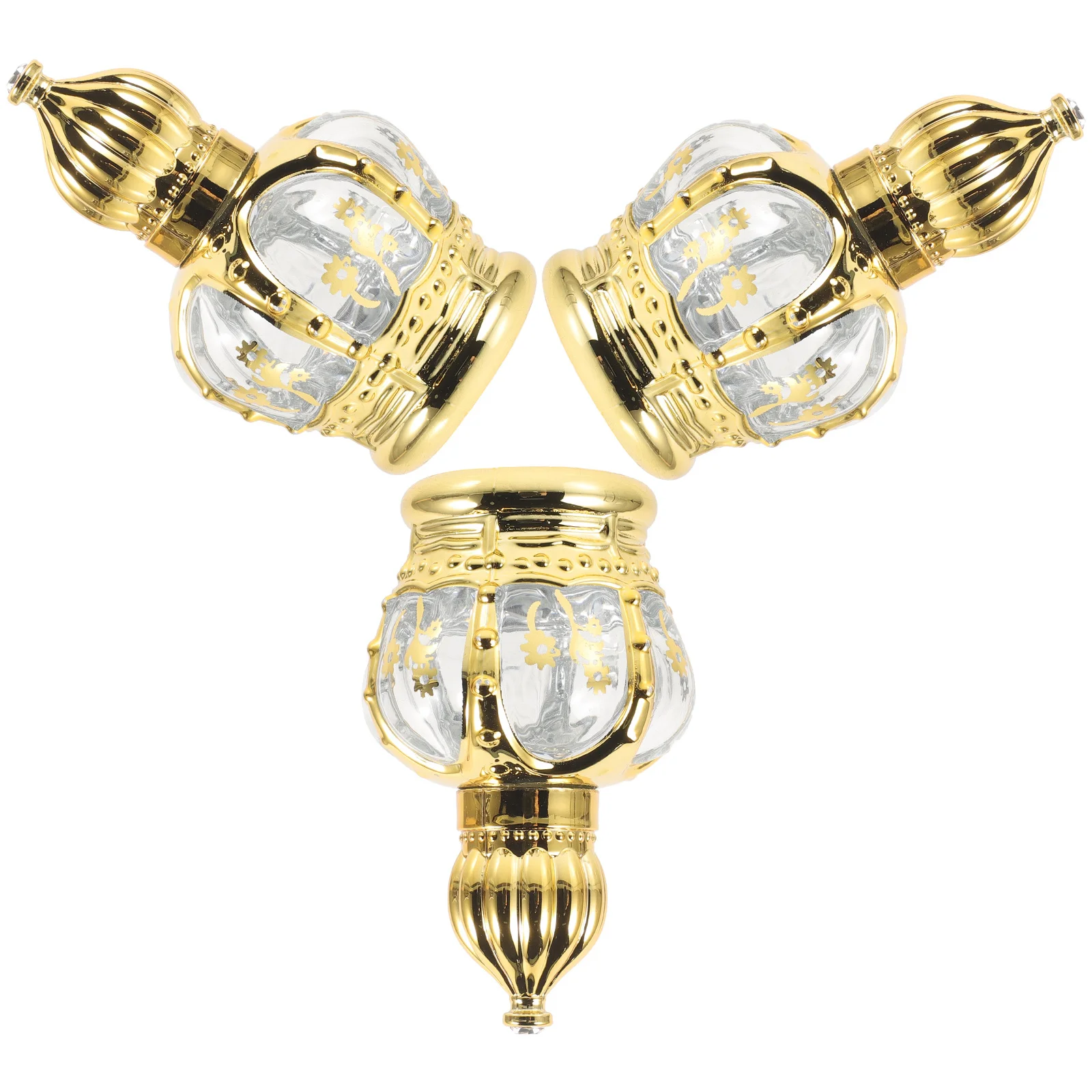 3Pcs Portable Glass Roller Bottles Refillable Essential Oil Roll on Perfume Dispenser Travel Storage Bottles Perfume Roller