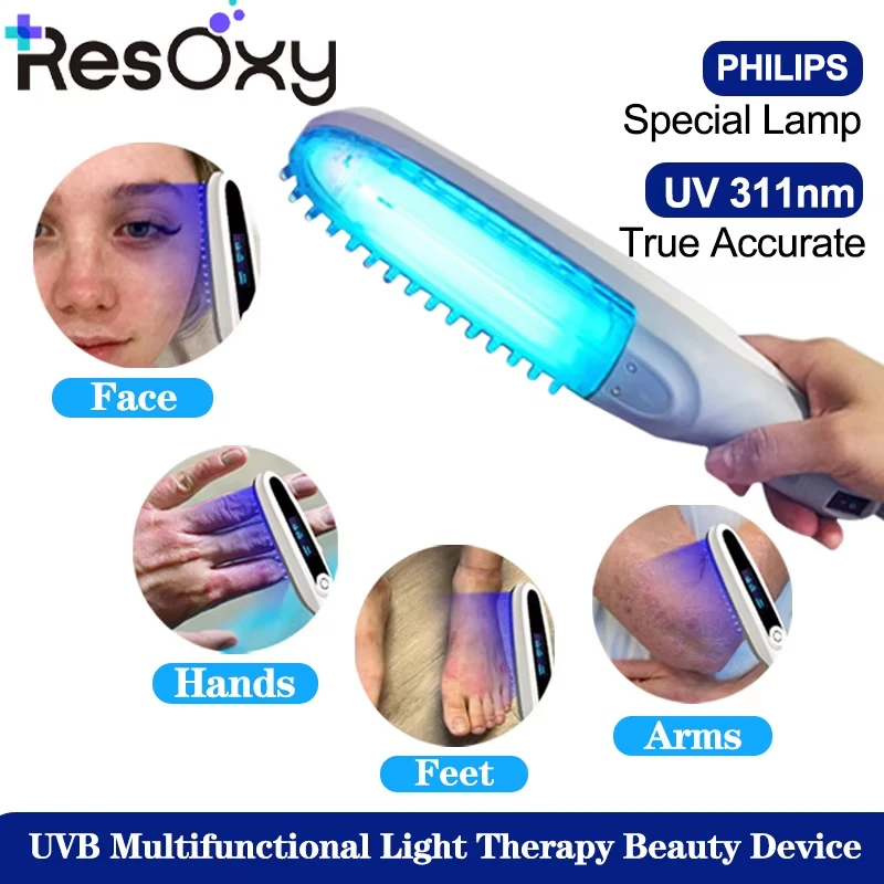 

Resoxy UVB 311nm Light Therapy Beauty Instrument For Vitiligo, Psoriasis, Pityriasis Rosea, Eczema, With Other Skin Conditions