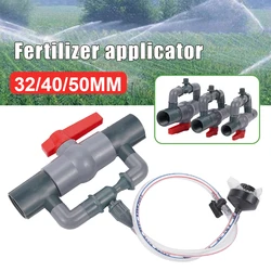 Agriculture Irrigation Venturi Fertilizer Injector Set Filter Water Tube Device Watering Kit Female Thread Irrigation 32/40/50mm