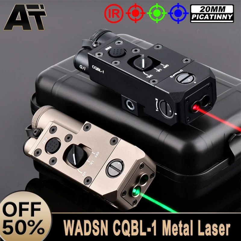 

Mini Metal CQBL-1 Red Green Blue Dot Infrared Tactical Laser Sight 20mm Picatinny Rail Hunting Rifle Scout Weapon Accessories