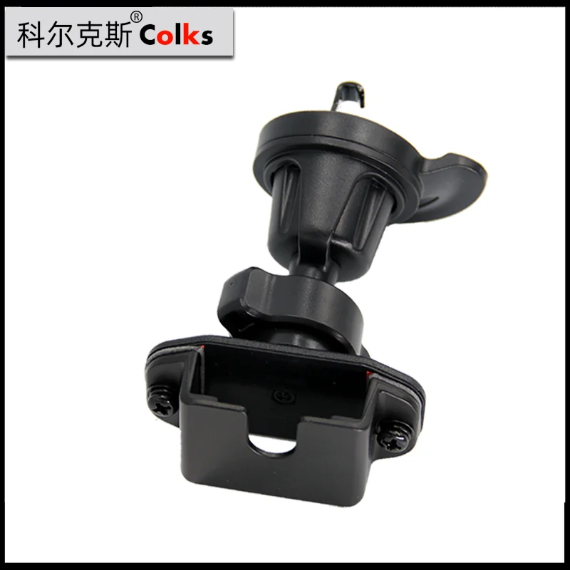 

Colks Car Vent Walkie Talkie Mount Two Way Radio Belt Clip Car Vent Walkie Talkie Bracket For FT7900R D9000 Car Radio Micphone