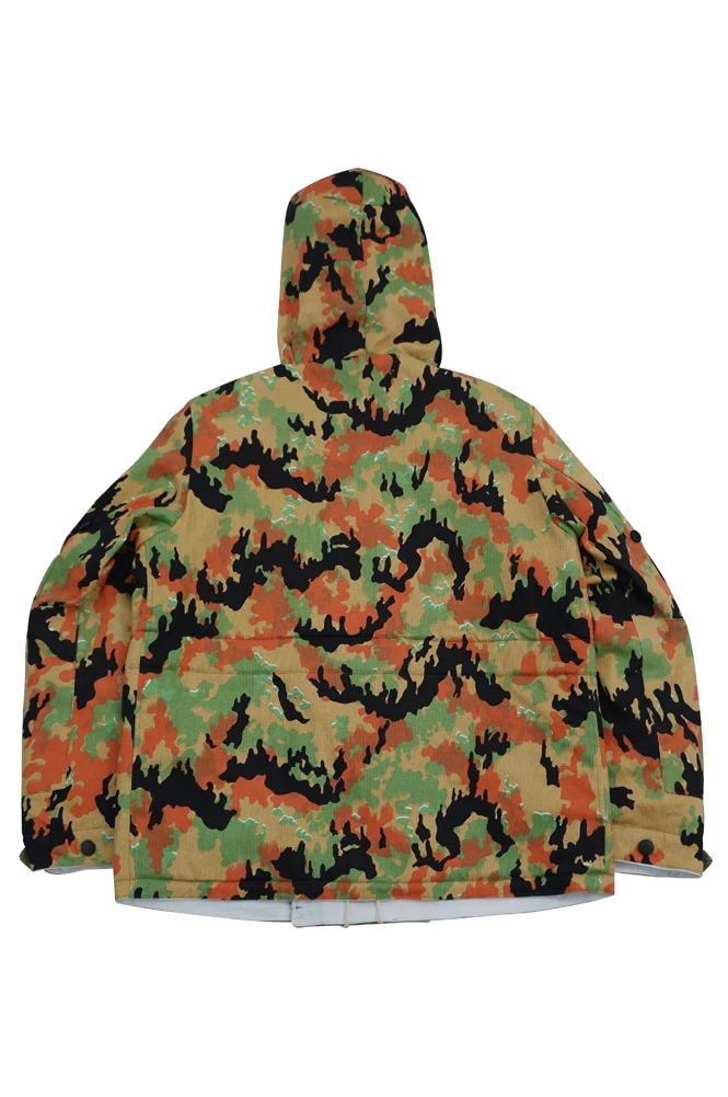 Parka allemande réversible de la seconde guerre mondiale, motif camouflage leibermustang, GUCP-008