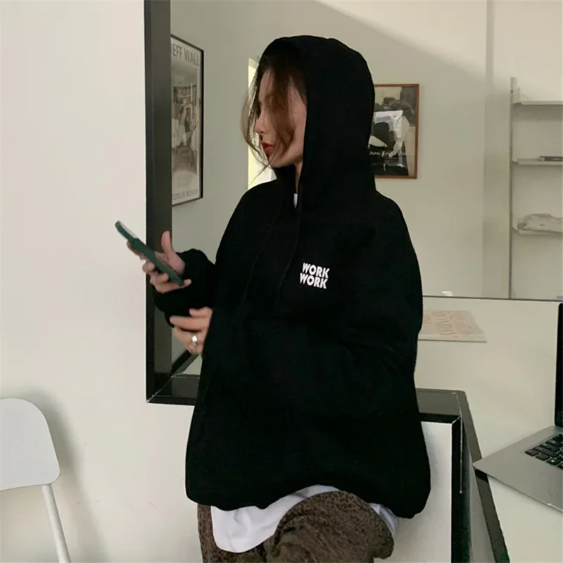 

Женские тонкие худи в стиле Ins для пар, с эффектом высококачественного дизайна, трендовые, для студентов