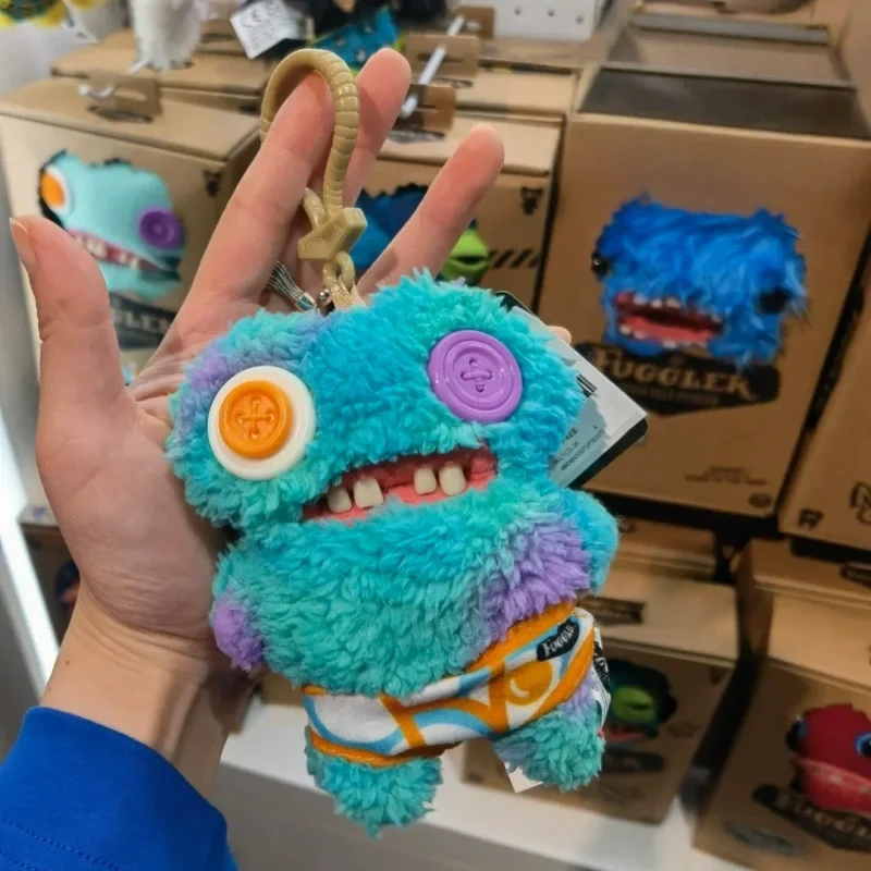 

2026 Ugly And Cute Monster Plush Doll Pendant Cute Teeth Playful Filling Doll Bag Hanging Decoration Backpack Accessories Toy