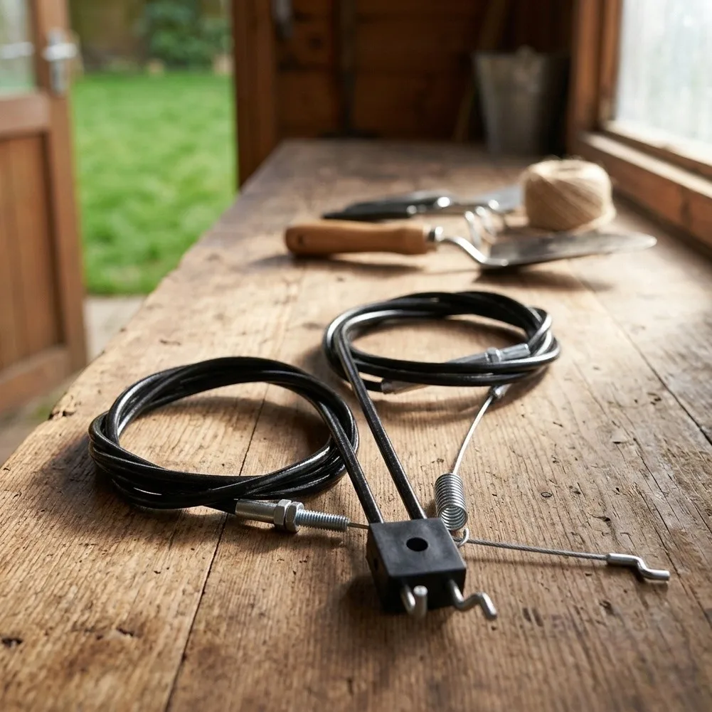 Adjustable Cutting Heights Mower Gardening Tool Part 313850 Drive Cable Reliable Performance User-friendly Controls