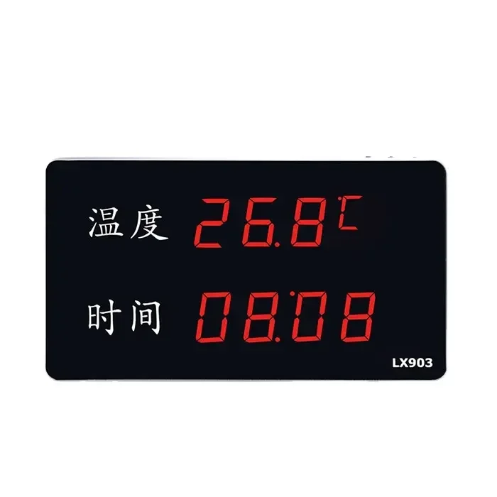 temperature and humidity display electronic temperature measuring instrument for industry digital clock wall