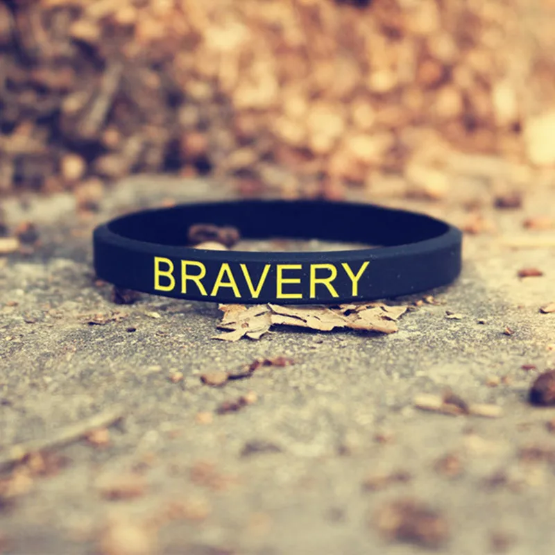 BRAVERY WISDOM Bracelet Negative Ion Basketball Energy Balance Men and Women Waterproof Silicone Lovers Bracelet Anti Fatigue