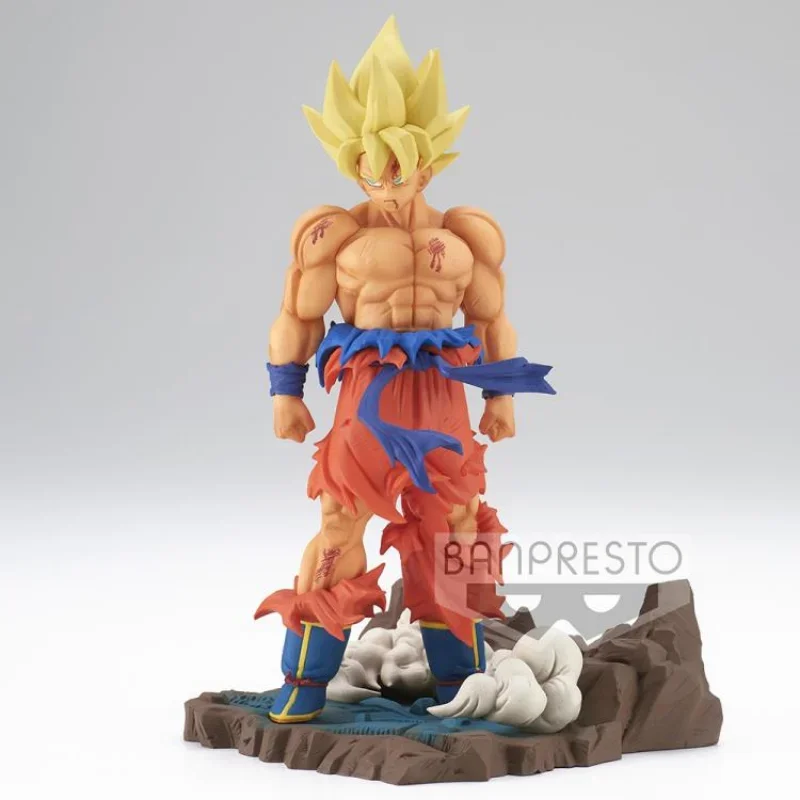 Bandai Original Dragon BallZ Anime Figure SUPER SAIYAN Son Goku History Box Vol.3  Action Figure Toys for Kids Gift Model Dolls