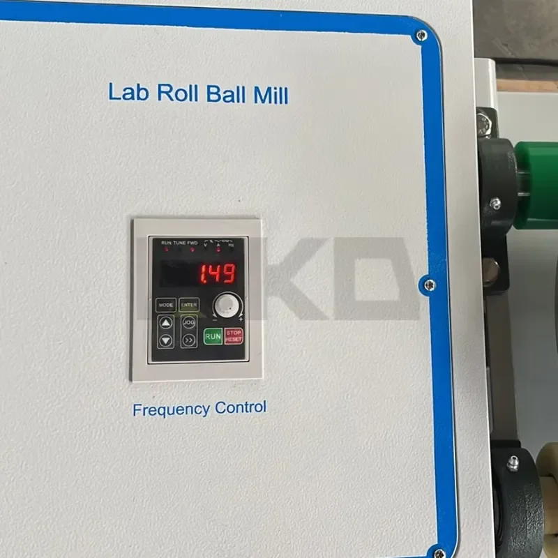 i 15L PU Roll Mill Jar+Zirconia/Agate Ball 4 Positions QM Experimental Roller Ball Mill for Pigment