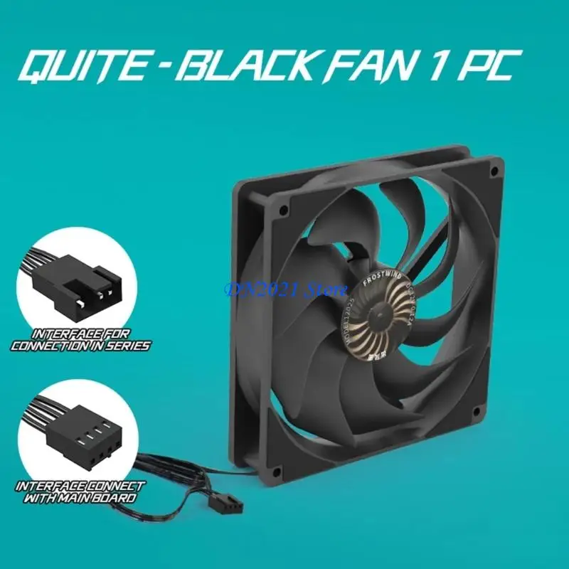 

F3KE 12025 12CM PC Case Cooling Fan Airflows Adjustment Heat Dissipation Quiet Fan