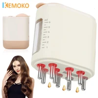 Aplicador de microcorriente EMS para el cuero cabelludo, peine líquido, guía de aceite esencial, masajeador para el cuero cabelludo, terapia de luz roja, antipérdida de cabello portátil