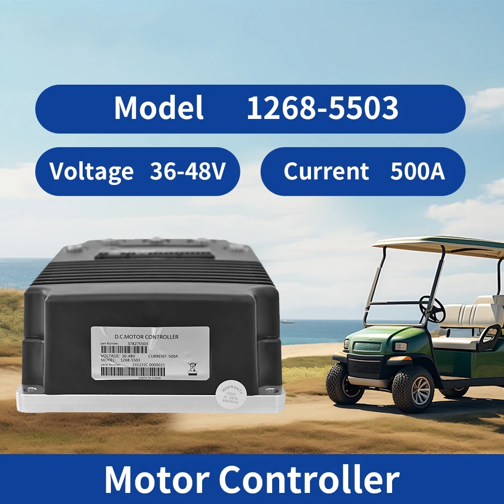 Contrôleur de moteur SepEx pour chariot de golf Curtis Tomberlin levez ge, 36V-48V, 500A, 1268-5503