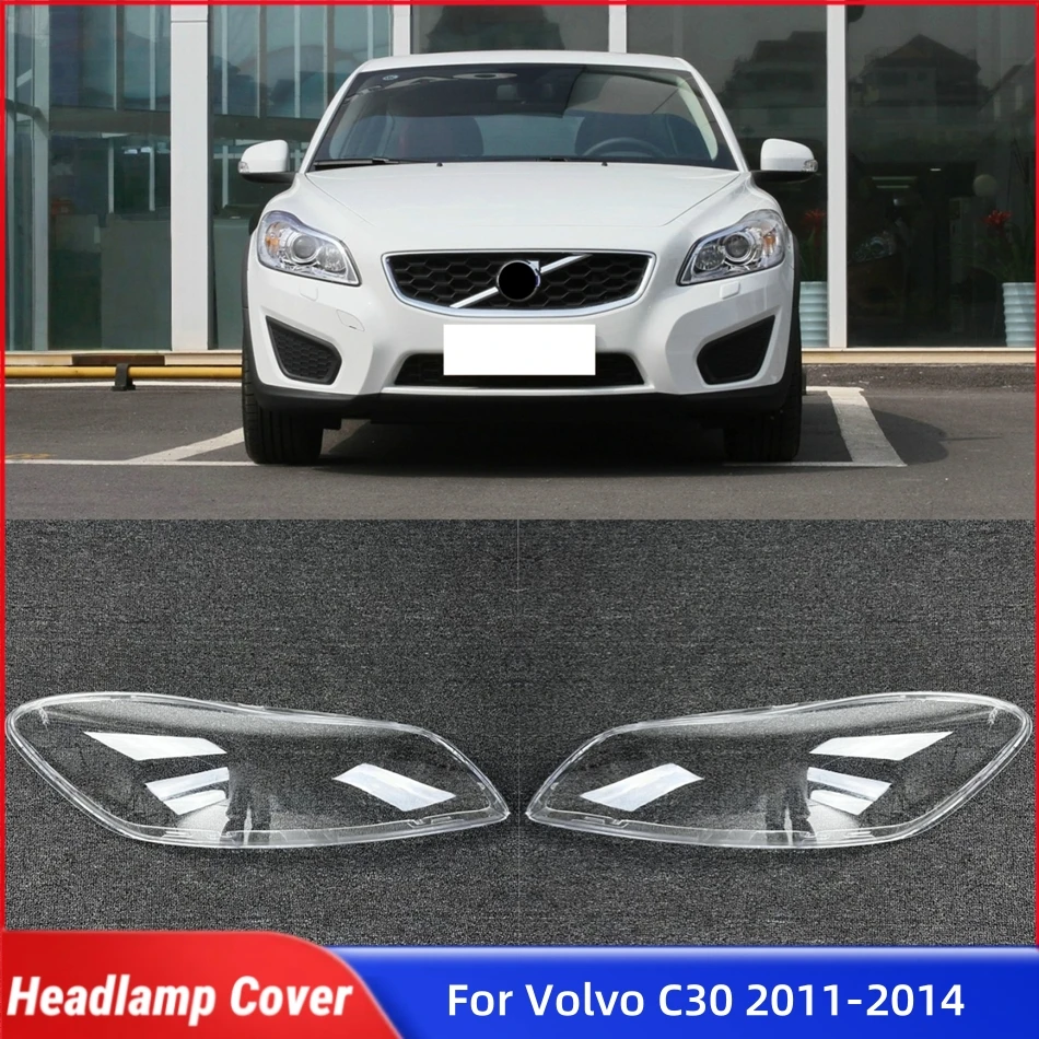 

Для Volvo C30 2011 2012 2013 2014 автомобильные гаджеты, корпус передней фары, стеклянная линза, крышка объектива передней фары автомобиля, корпус