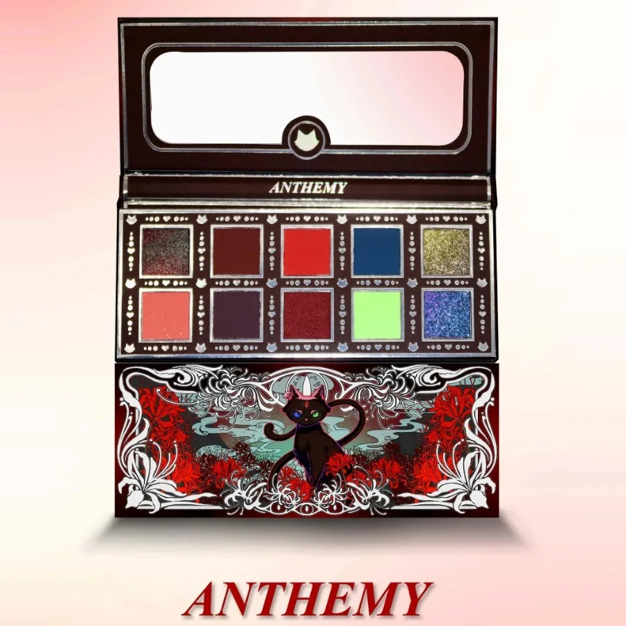 Make-up 10-kleuren oogschaduwpalet Hoog pigment natuurlijk oogschaduwpalet, waterdicht, langdurig veganistisch en dierproefvrij