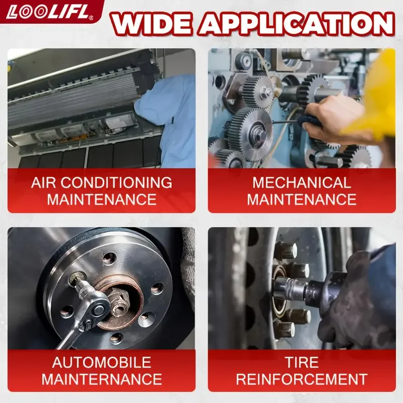 غراء لولبي، غراء لاهوائي، غراء سائل أحمر، قوة عالية، مضاد للاهتزاز، مضاد للصدأ، ثابت وغير قابل للسقوط، قفل الخيط se