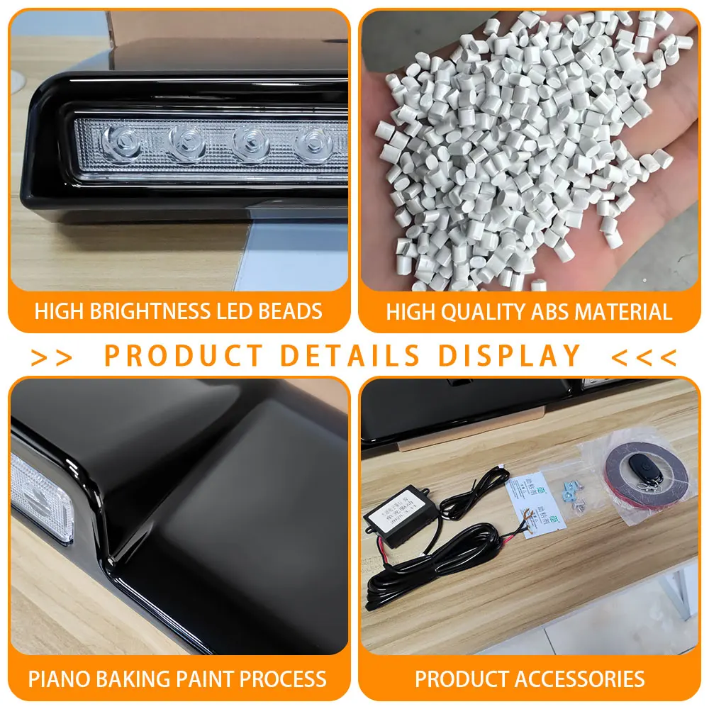 عالية الجودة اكسسوارات السيارات قطع غيار تعديل السيارات 4 LED العلوي LED ضوء بار أضواء السقف ل ايسوزو D-MAX #3