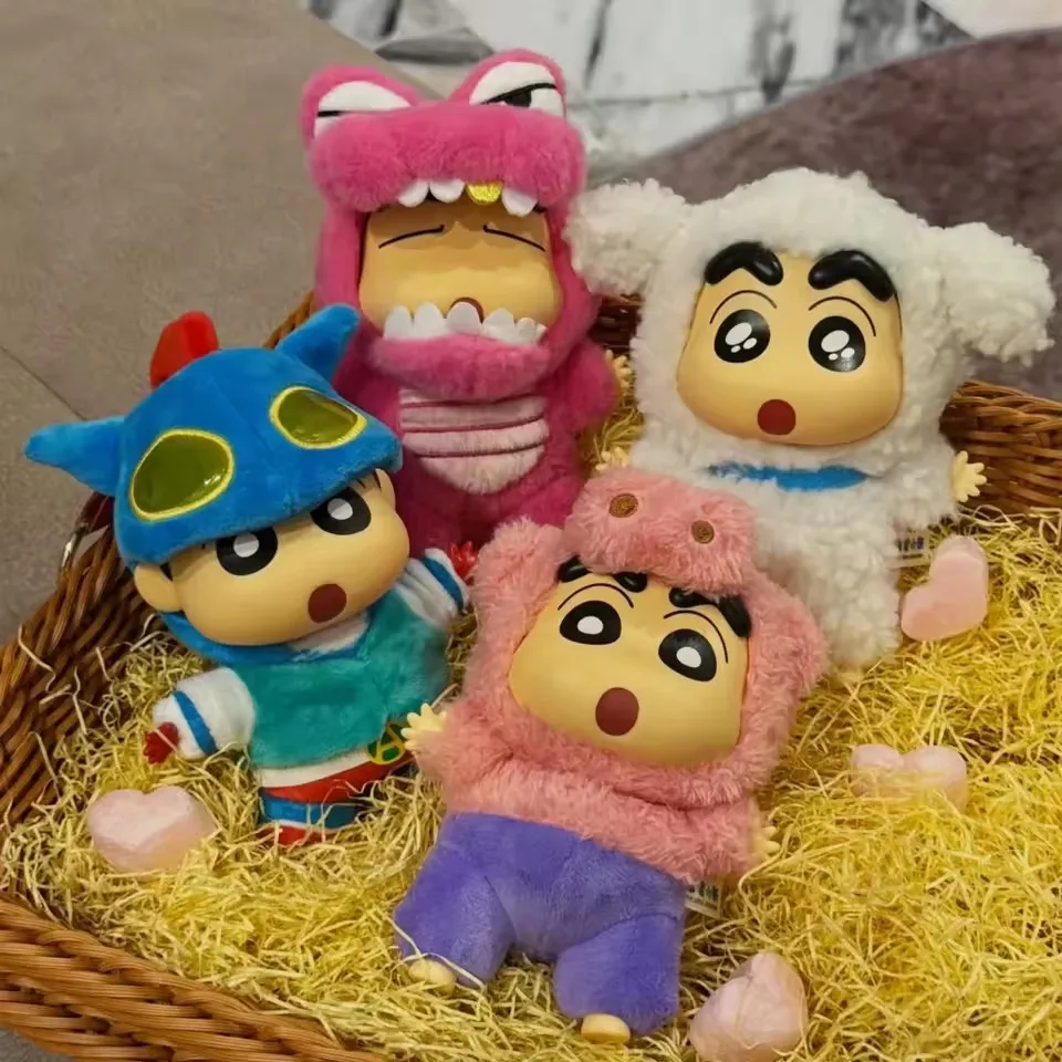 Лидер продаж, карандаш Шин Чан, платье для вечеринки, серия, плюшевая глухая коробка, виниловая кукла, аниме, фигурка, загадочная коробка, подвеска, подарок на день рождения