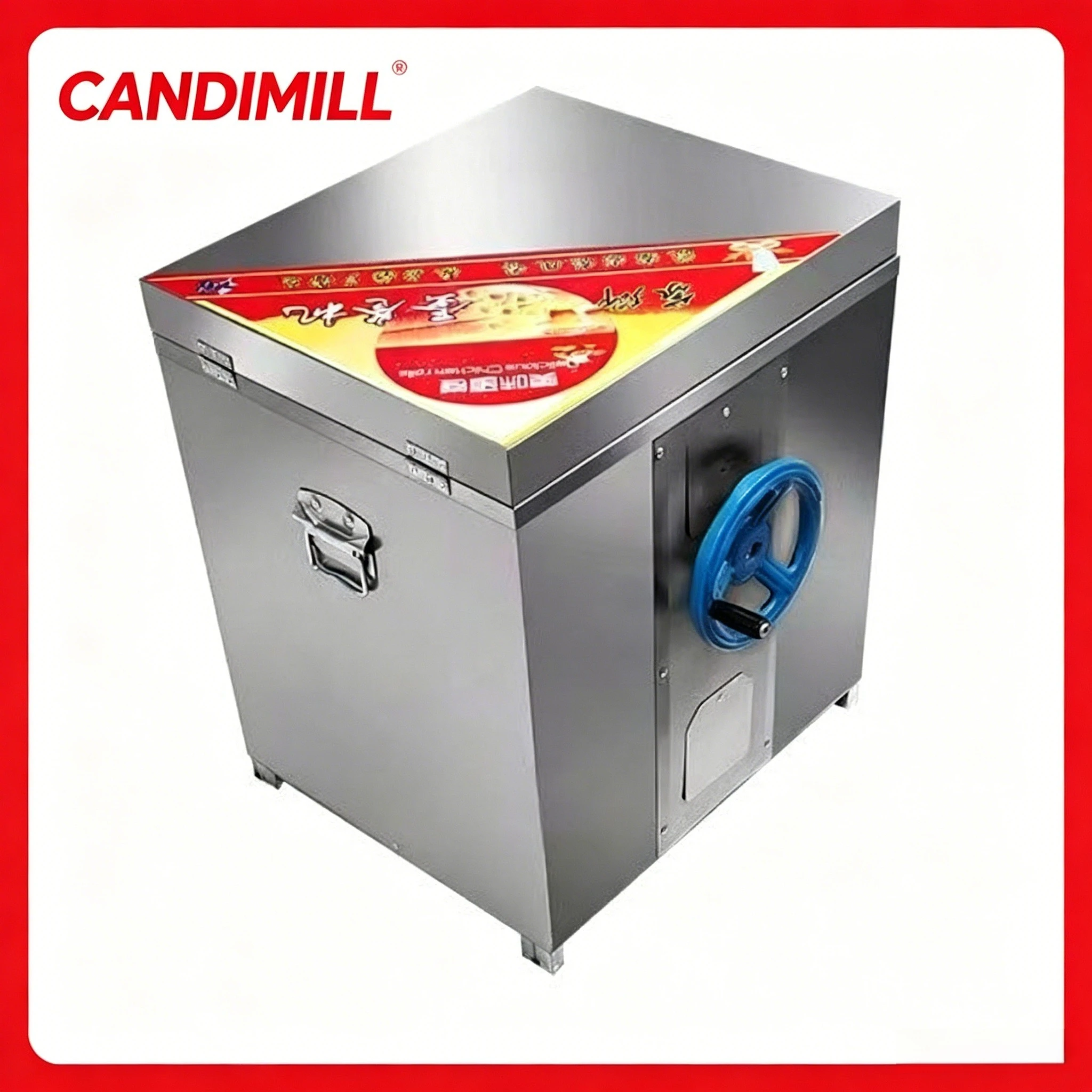Commercial Gas Operated Crispy Egg Roll Machine Six-Sided Even Heating Multifunctional Egg Roll Crisp Processing Machine