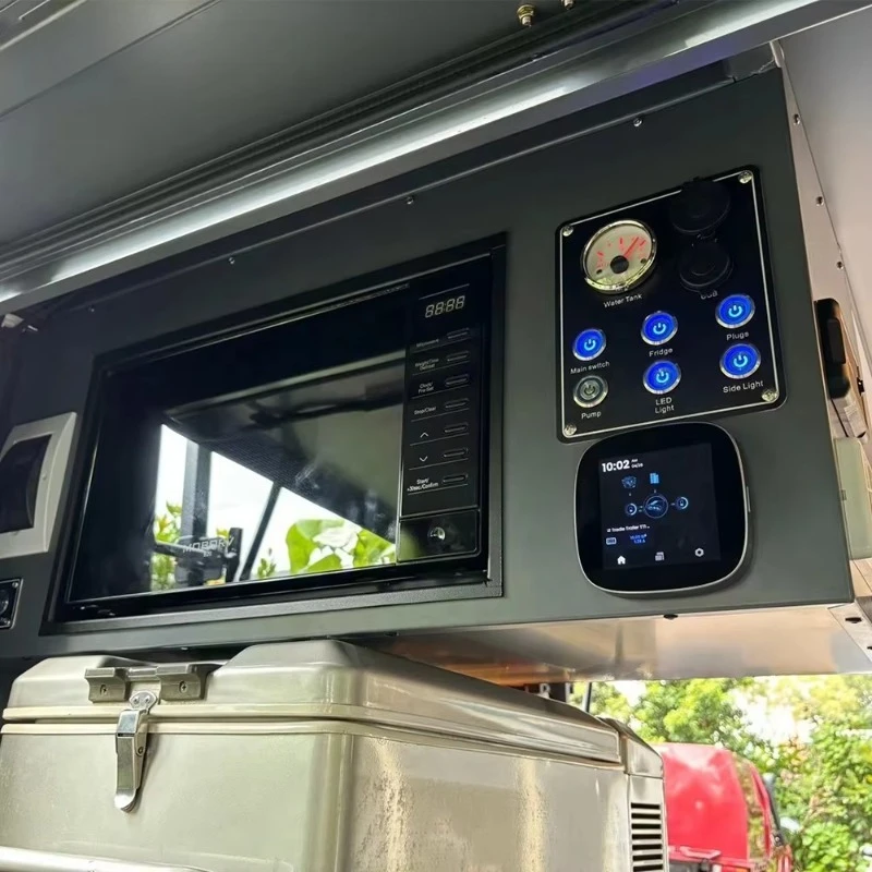 

CE certification 700W stainless steel black microwave oven embedded RV accessories
