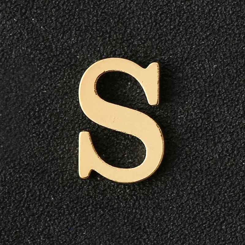 26 الإنجليزية إلكتروني دبابيس الذهب اللون المعادن إلكتروني دبابيس دعوى قميص طوق شارة التلبيب مجوهرات بسيطة الملابس والاكسسوارات #4