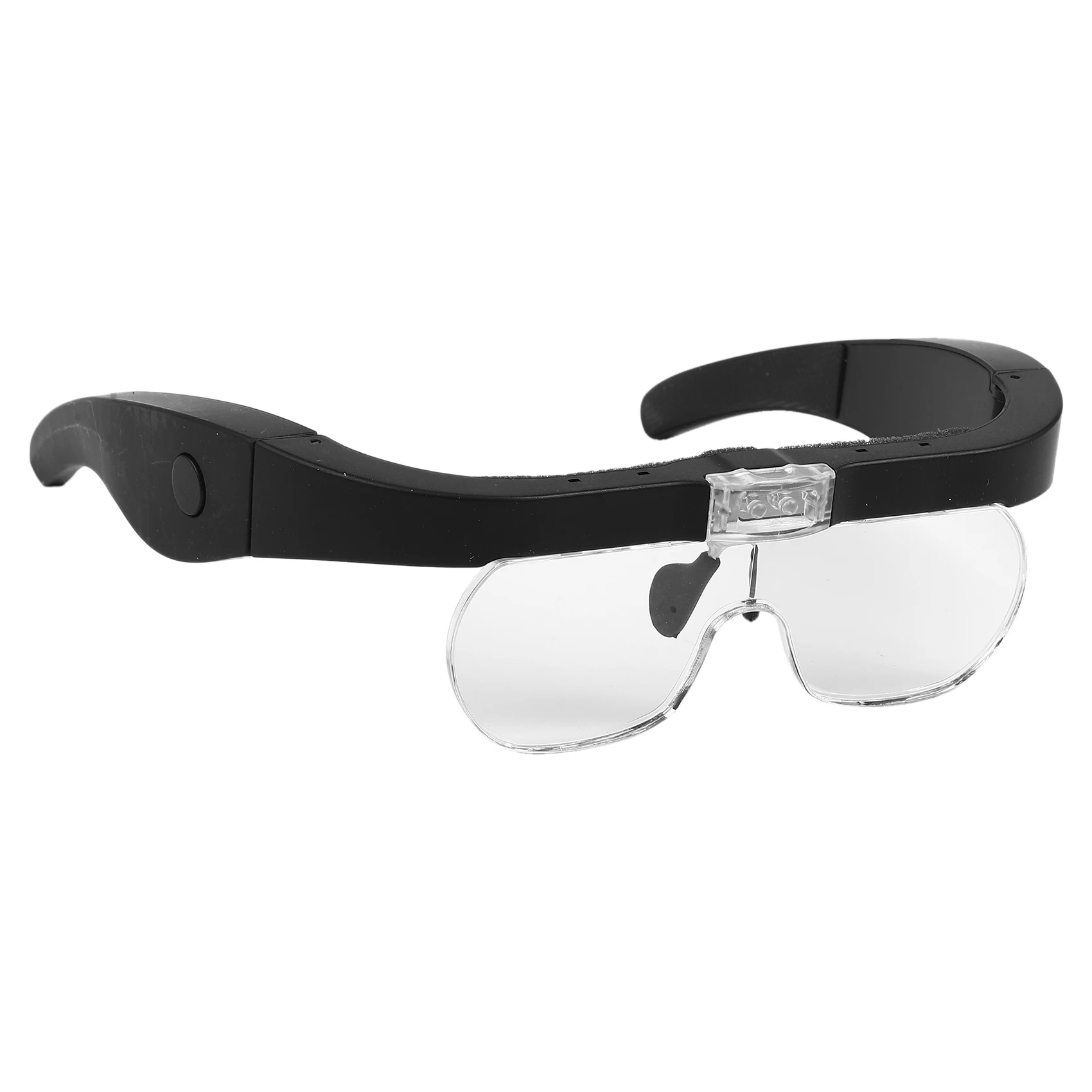 The New Wearing Glasses Magnifier USB Rechargeable with LED Light For Reading Jewelers Watchmaker Repair Magnifing