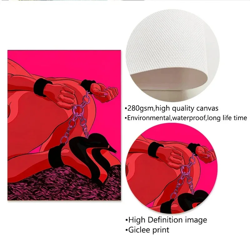 لوحة قماشية للنساء والرجال العراة ، حبيب تجريدي ، جسم عارية ، ملصقات ومطبوعات جنسية ، فن جداري ، صور للمنزل ، ديكور للسرير والغرفة #5
