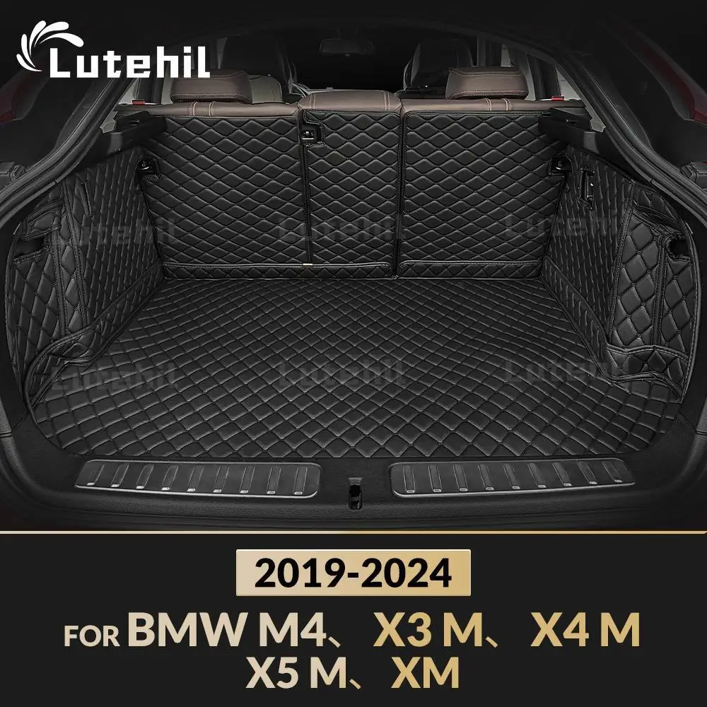 

Для BMW M4 2024 X3 M X4 M X5 M XM автоматический коврик для багажника с полным покрытием, автомобильный багажник, аксессуары для интерьера