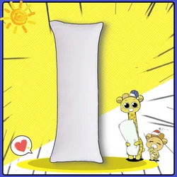 120/150/180cm White Long Pillow Anime Body Pillow Soft Comforter Bed Hugging Pillow Inner Core Back Cushion Bedding Accessories