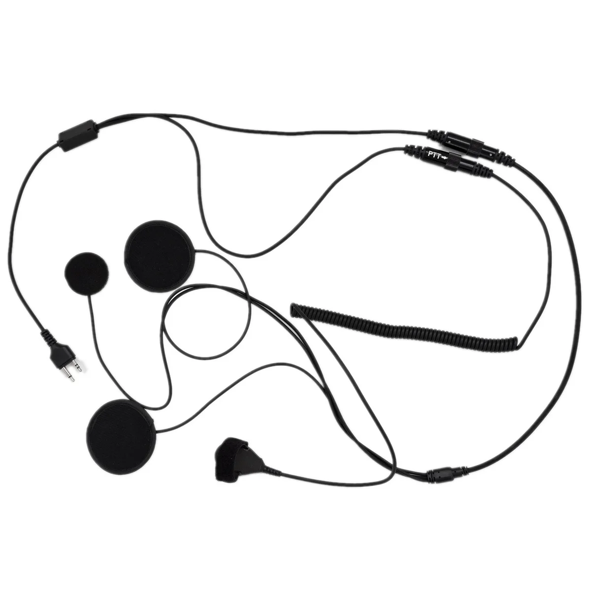 

Full / Half Face Helmet Headset & Finger Control PTT Key for Midland GXT650 GXT550 LXT210 GXT1000VP4 LXT6000VPS Radio Earpiece