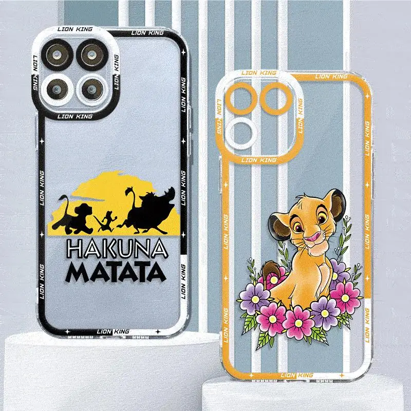 

Case For Huawei Honor X8a 4G X8 5G 90 Lite X9a Angel Eye TPU Phone Cover Clear Funda Silicone Bumper Shell Lion King Disney