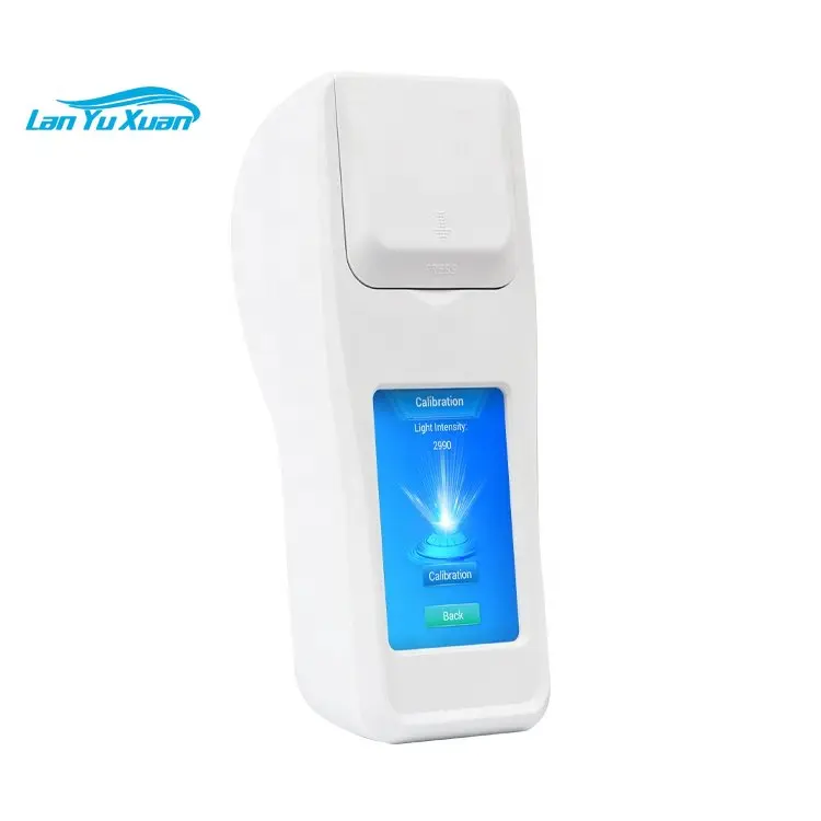 white handheld Chlorine/alkali/pH/cyanuric acid five parameter swimming pool water quality detector