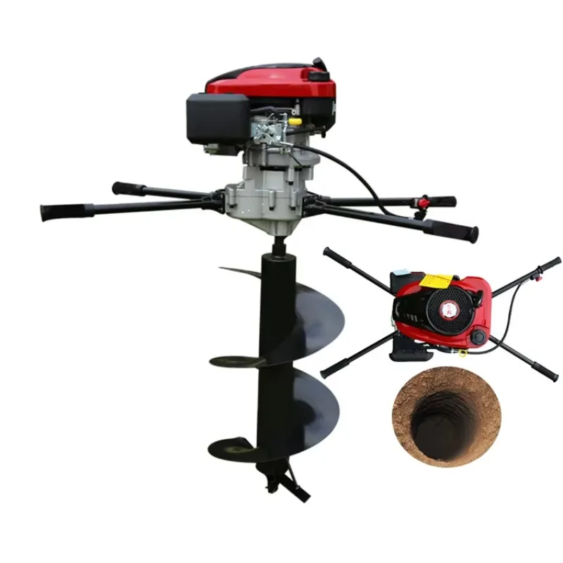 

【Best-selling】 Ground Hole Digger Earth Auger Drill Machine Ice Augers For Ice Fishing