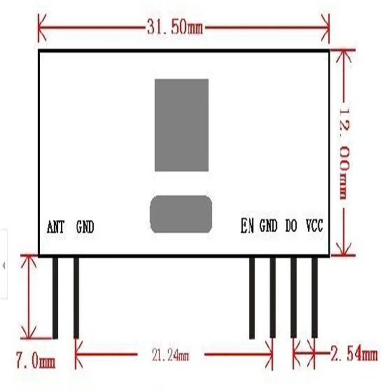 RXB32 Superheterodyne Receiver Module Sensor, Frequency : 433MHz, ASK / OOK