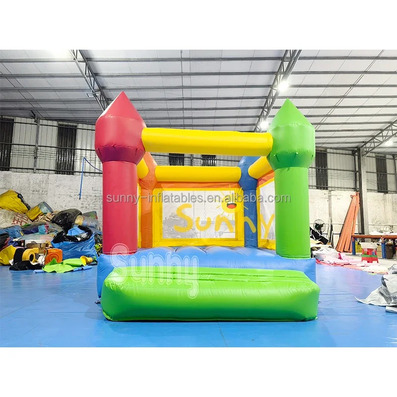 Pretty mini Colorful indoor outdoor inflatable castle bounce house Inflatable Bouncy Castle For Wedding jumping castle