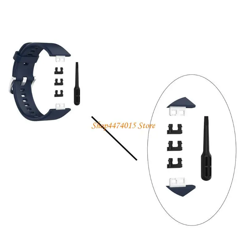 시계를위한 K1AA 팔찌 어댑터 FIT WITTRAP 밴드 연결 액세서리 분해 도구 내구성 부품