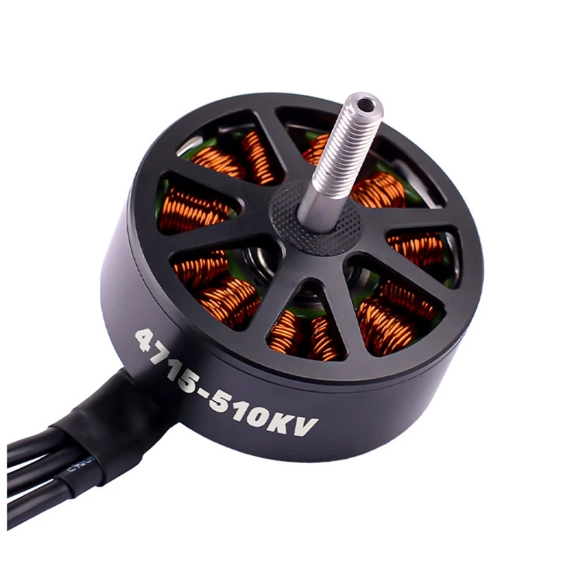 4715 510KV UAV Brushless Motor 5-8S Lipo For RC FPV Racing Drone Long-Range Flight Airplane Part