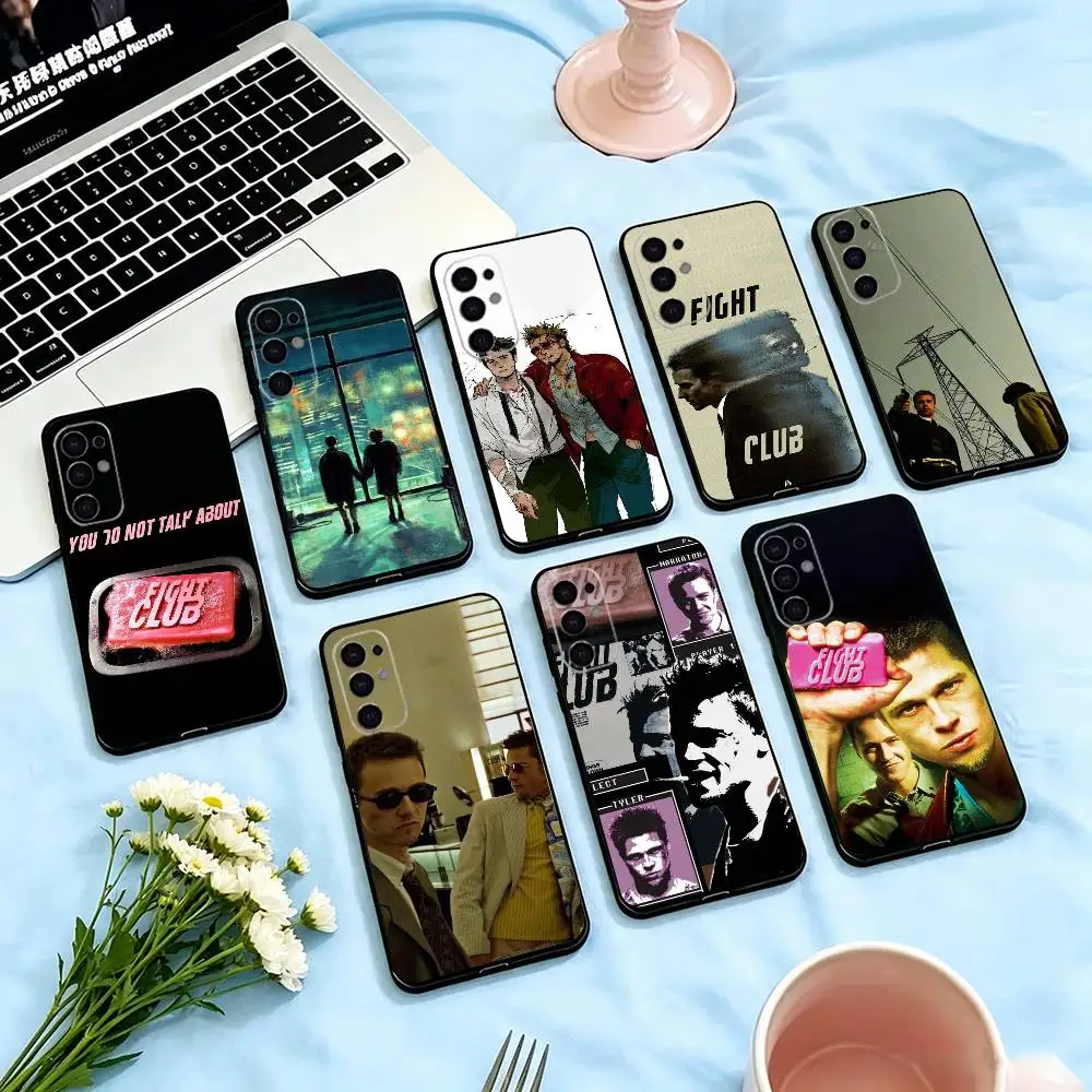 F-Fight Club   Phone Case For Samsung S26,S25,S24,S23,S22,S21,S30,Ultra,Plus,Fe,Soft Silicone Black Cover