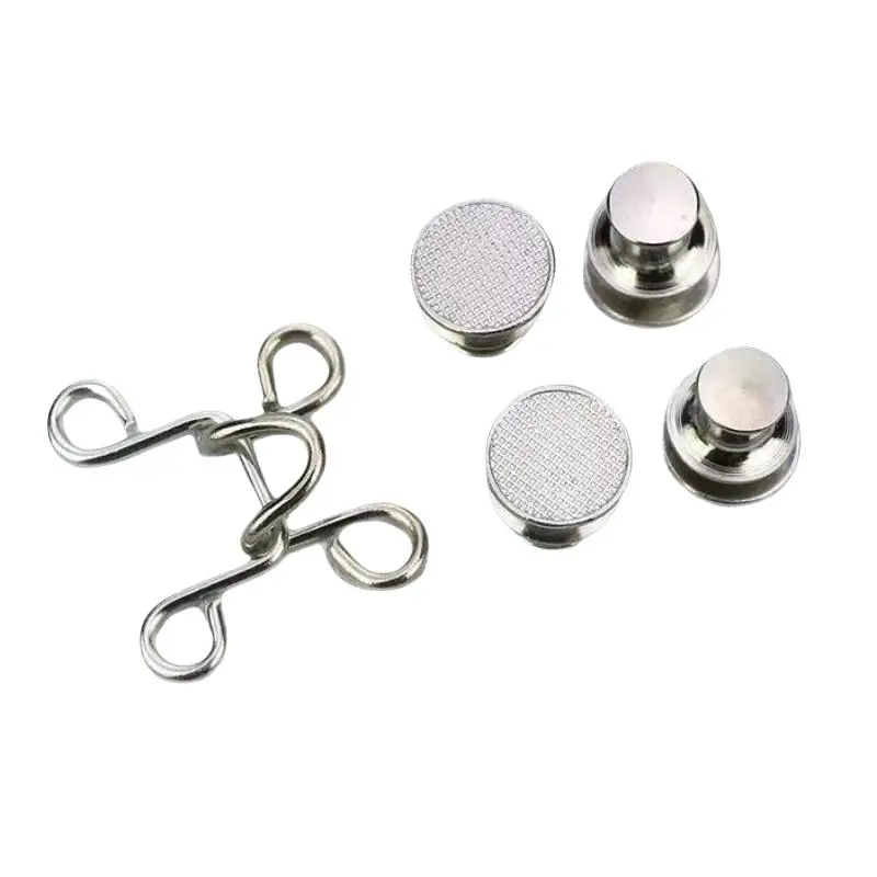 2/4/8 Sets Hosen-Taillenverengungsknöpfe, Jeans-Knopfverengungsklammern zur Verengung der Taille – Detail 8