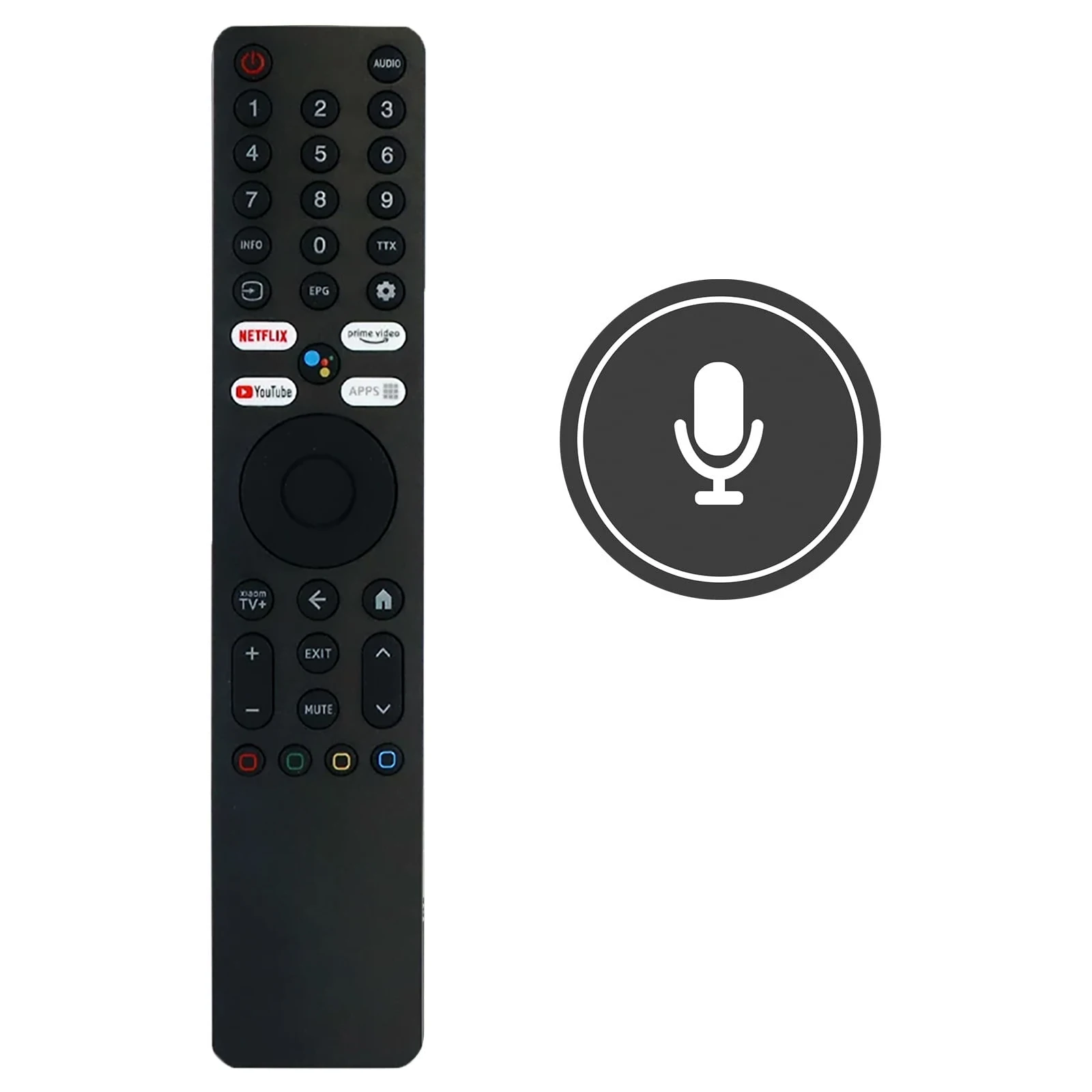 XMRM-ML 360℃ Bluetooth Voice Remote Control for Xiaomi Q2 50 55 65 Smart Ultra HD 4K QLED TV