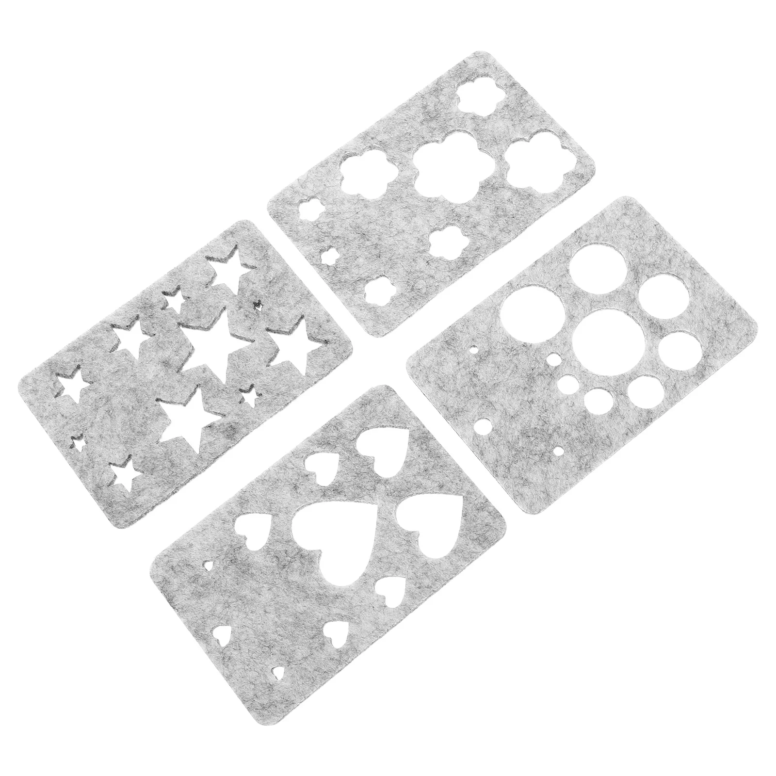 

10Set Woolen Felting Mold Set Needle Felting Patterns DIY Craft Tool for Shaping Felt Art Creative Handmade Gift Idea for Adults