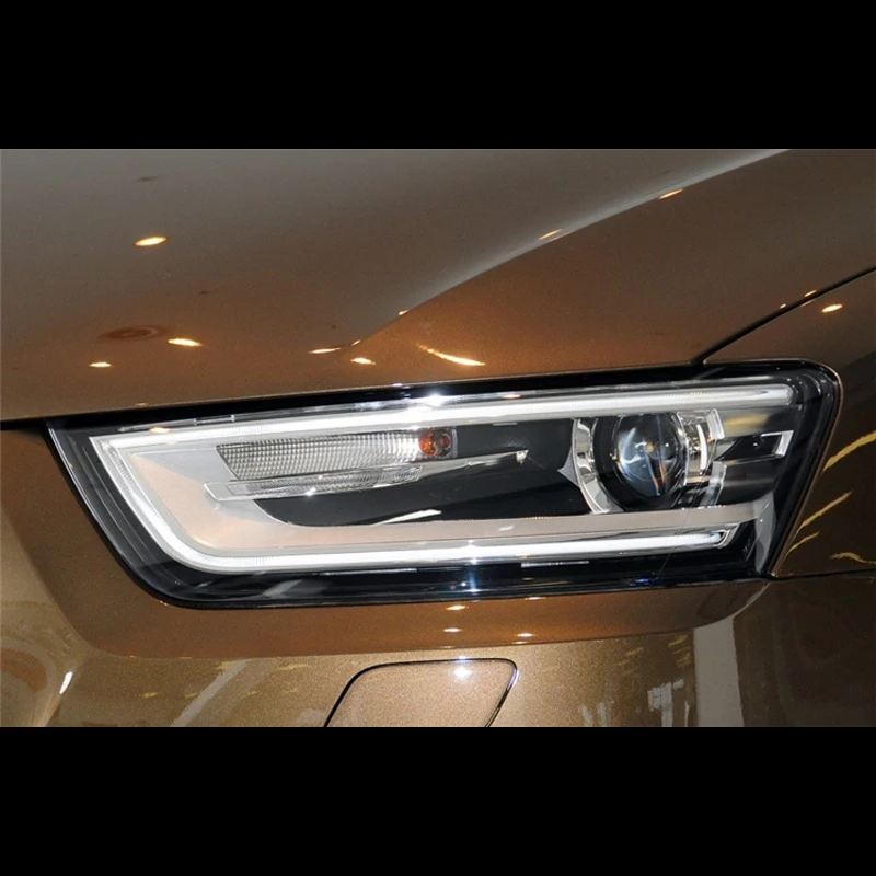 Car Front Headlight Lens Cover For Audi Q3 2010 2011 2012 2013 2014 2015 Plexiglass Headlamp Glass Shell Clear Headlamp Shell