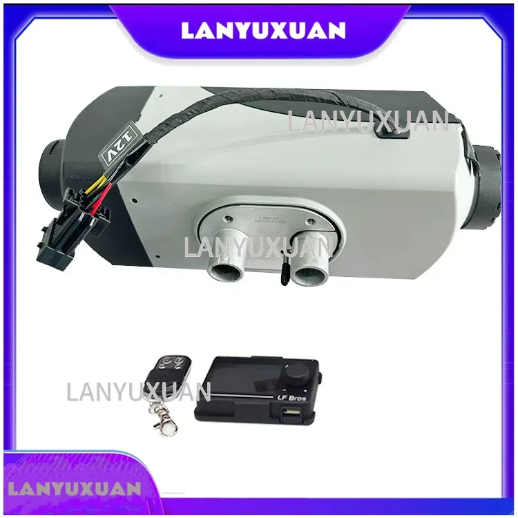 2KW 12V 24V Air Parking Heater for Car Boat RV Truck Bus Remote Control Heating System for Off Road Vehicle Auxiliary