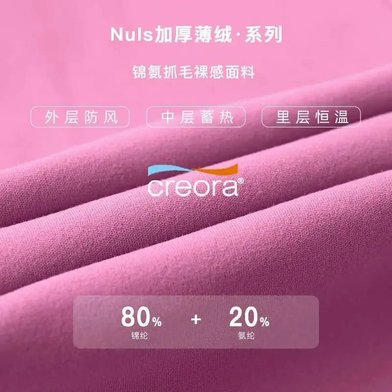 

Thick And Thin Fleece Coat For Women Finger Cover Sports Top Stand Up Collar Plus Pile Slim Fiess