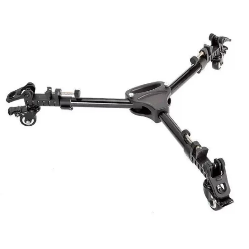 Universal Caster Wheels for Camera Tripod, Mobile Track Roller, Tripod Base Moving Wheel Bracket