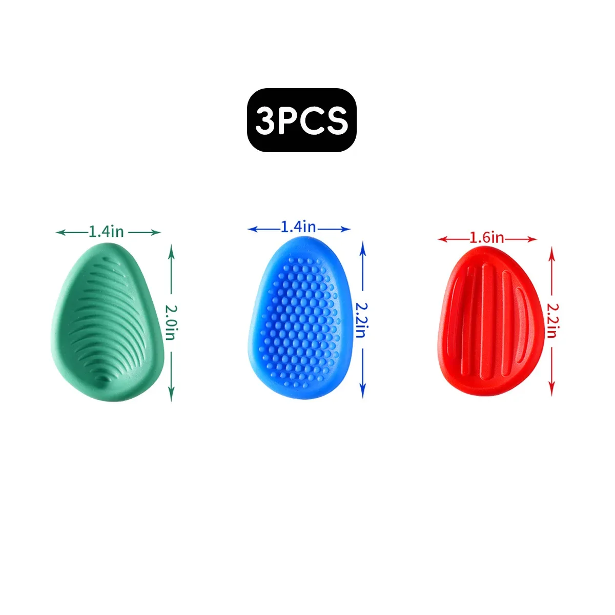 Jouets sensoriels pour enfants et adultes - 3/6 pièces - Jouet texturé pour soulager l'anxiété - Jouet anti-stress doux pour l'autisme, le TDAH - Outils apaisants