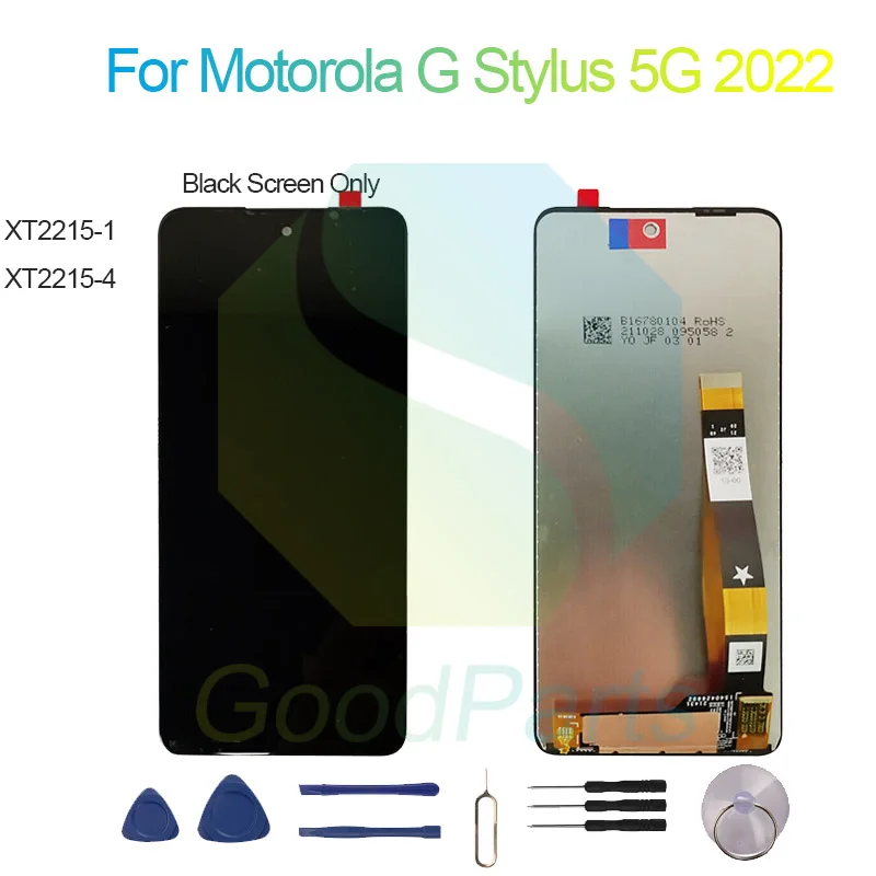 For Motorola G Stylus 5G 2022 Screen Display Replacement 2460*1080 XT2215-1, XT2215-4 Moto G Stylus 5G 2022 LCD Touch Digitizer