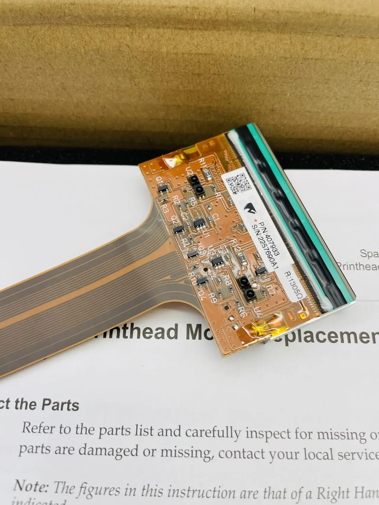 Harga Rendah 407933 Spare Printhead 53mm TT(iii) untuk Dataflex 6530, 6650