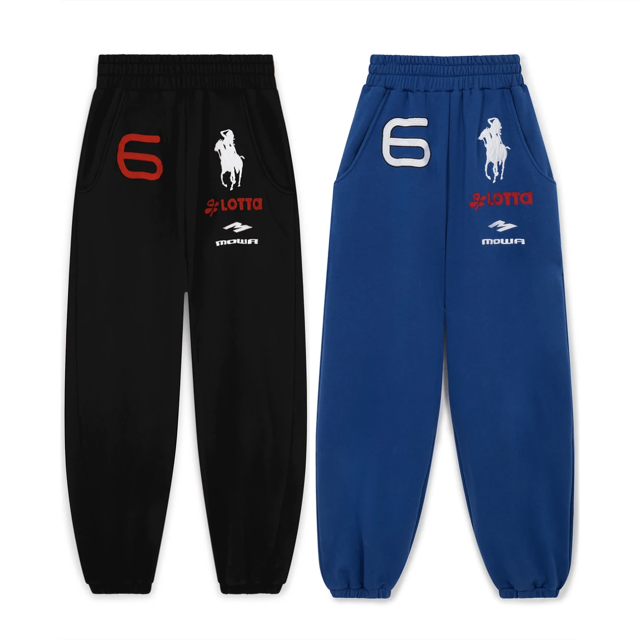 

Mowalola Angel Battle Spurs Лоскутные американские ретро широкие спортивные штаны для мужчин и женщин брюки Jogger спортивные штаны на шнурке