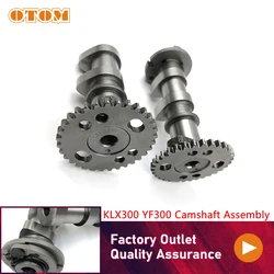 OTOM Motorcycle Camshaft Assembly Intake Exhaust Cam Shaft Off Road Part For KAWASAKI KLX250 KLX300 LONCIN YF300 VOGE 300