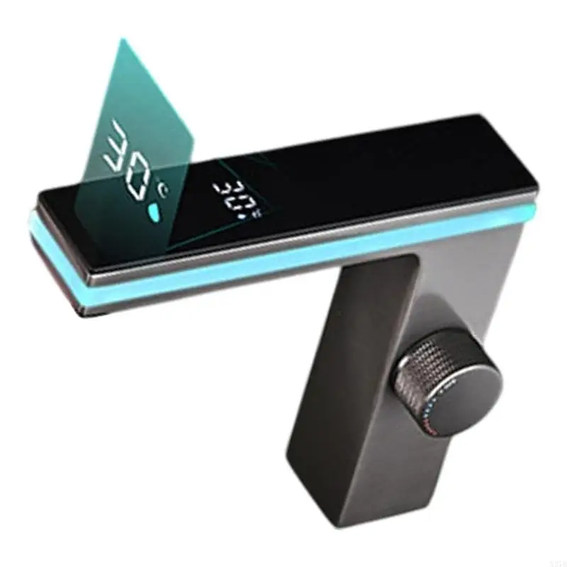 X37B Mezclador temperatura digital avanzada Toque agua aluminio para uso doméstico